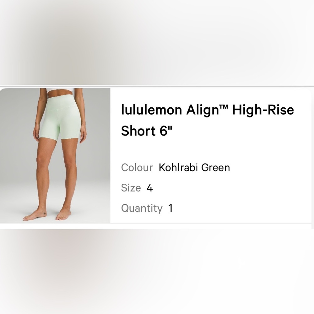 Lululemon align biker shorts 6”